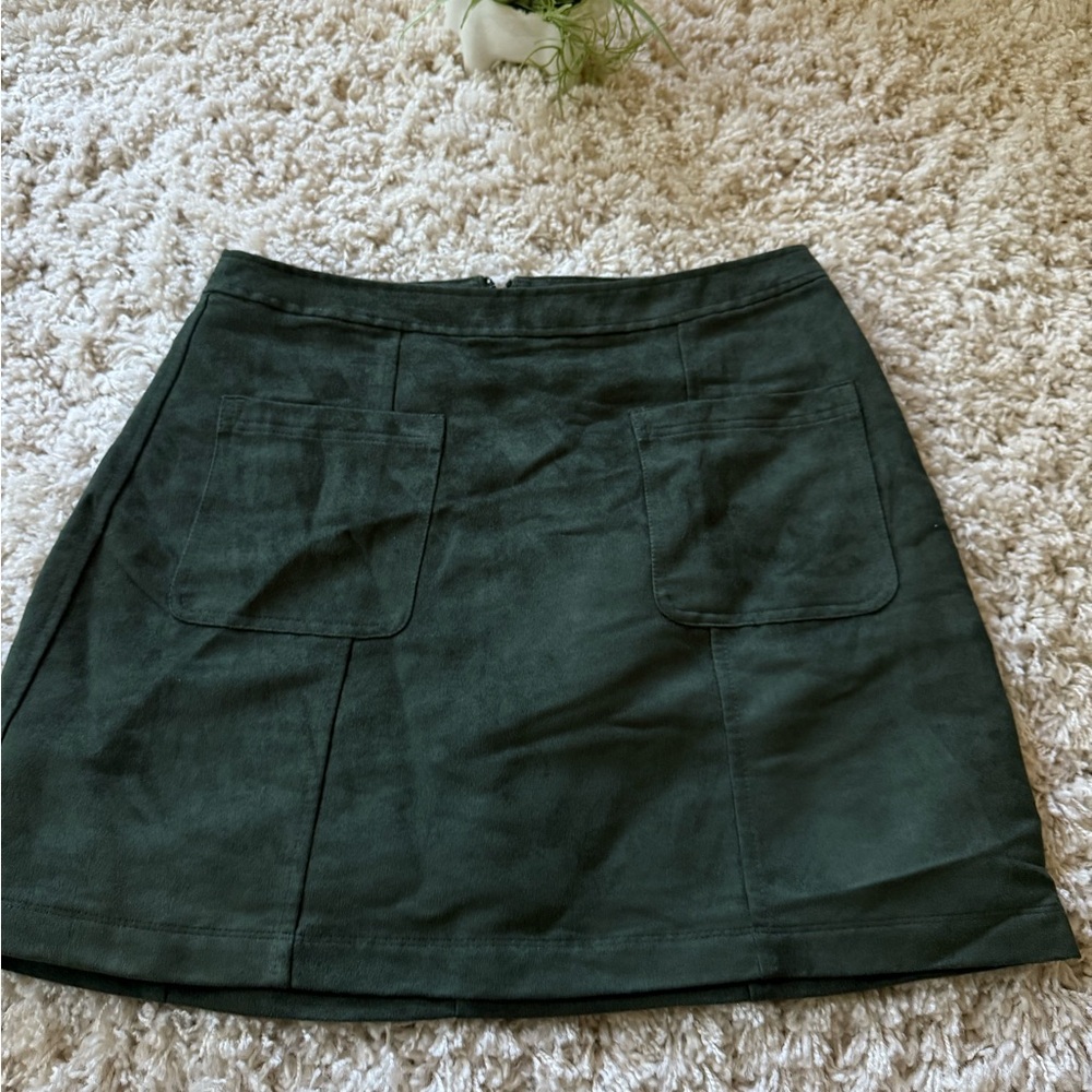 Old Navy Green A-Line Mini Skirt Casual - Picture 4 of 7